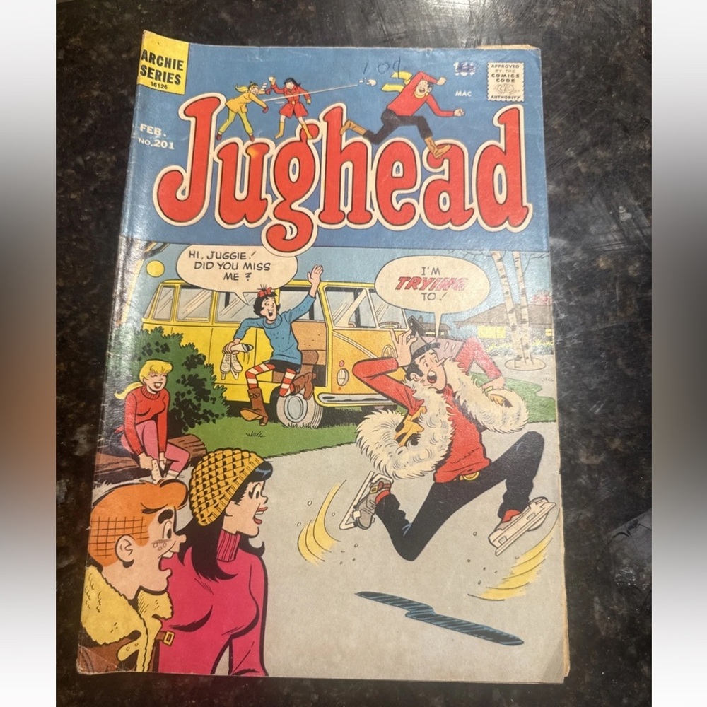 Jughead Comic Book Jughead #201 (ARCHIE COMICS Publications, Inc. February 1972)